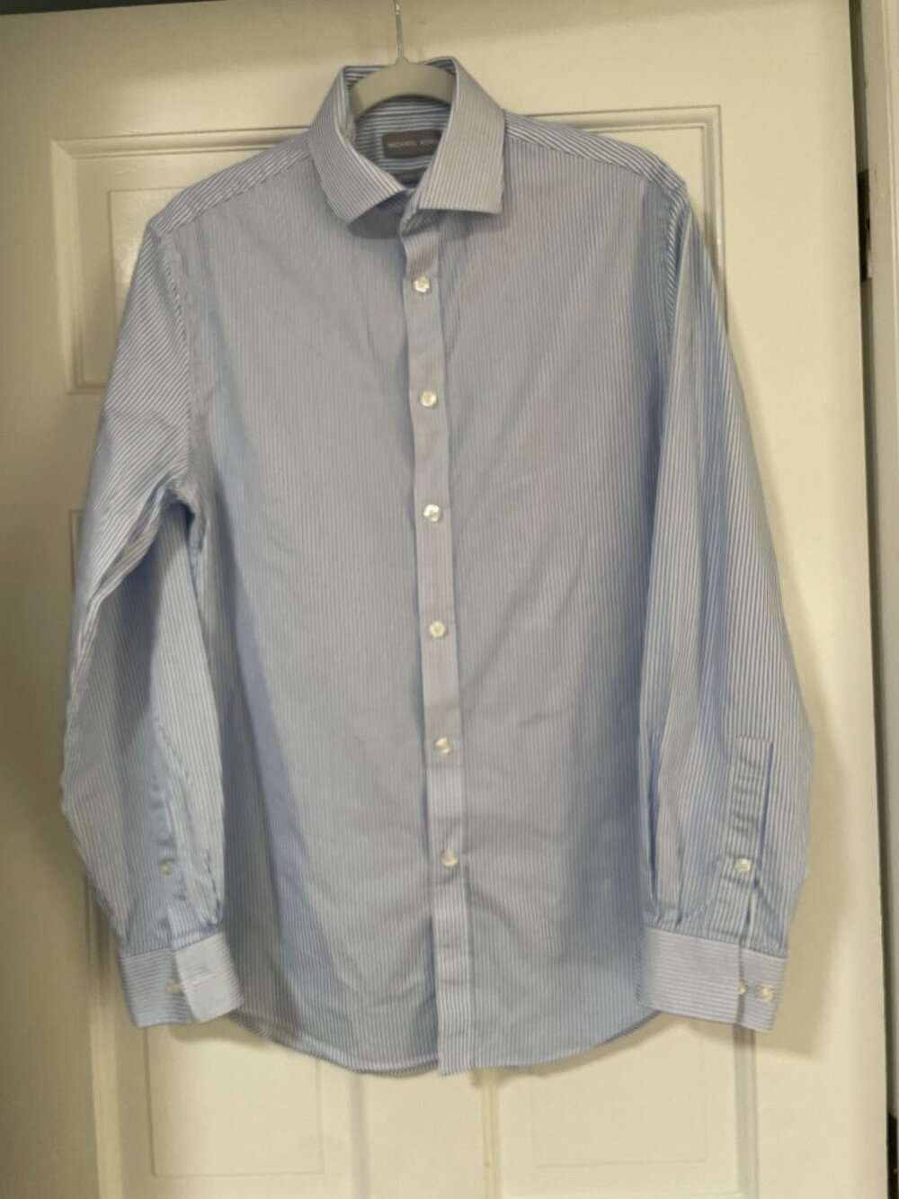 MICHAEL KORS: Slimfit Stretch Dress Shirt   Sz. M, 15 32/33